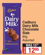 Cadbury Dairy Milk Chocolate Slab Assorted-80g