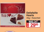 Dellafaille Hearts Assorted-45g