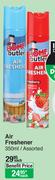 Home Butler Air Freshener Assorted-350ml Each