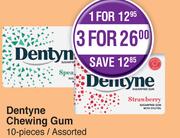Dentyne Chewing Gum Assorted-10 Pieces