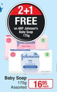 Johnson's Baby Soap Assorted-175g Each