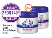 Bennetts Baby Bum Creme-2 x 300g