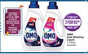 Omo Auto Washing Liquid Assorted-For 2 x 1.5Ltr