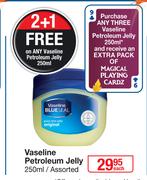 Vaseline Petroleum Jelly Assorted-250ml Each