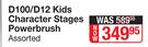 Oral-B D100/D12 Kids Character Stages Powerbrush Assorted