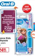 Oral-B D100/D12 Kids Character Stages Powerbrush Assorted