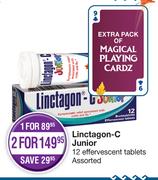 Linctagon-C Junior Assorted 12 Effervescent Tablets-For 2
