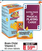 Brain Child Vitamin C-60 Chew Tablets