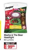 Energizer Masha & The Bear Headlight-80 Lumens