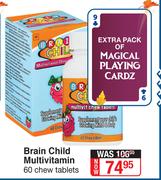 Brain Child Multivitamin-60 Chew Tablets
