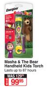 Energizer Masha & The Bear Handheld Kids Torch 