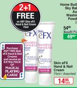 Skin eFX Hand & Nail Cream Assorted-75ml Each