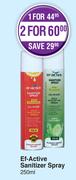 Ef-Active Sanitizer Spray-For 1 x 250ml