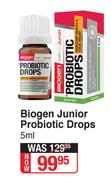 Biogen Junior Probiotic Drops-5ml 