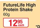 Futurelife High Protein Shake-60g Each