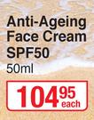 Island Tribe Anti Ageing Face Cream SPF50-50ml Each