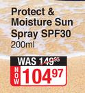 Nivea Protect & Moisture Sun Spray SPF30-200ml