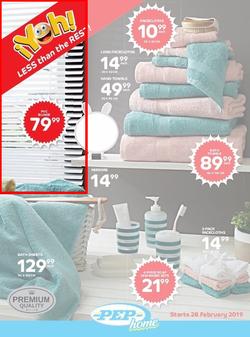 Pep : Home Catalogue (28 Feb - 28 Mar 2019), page 1