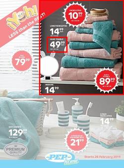 Pep : Home Catalogue (28 Feb - 28 Mar 2019), page 1