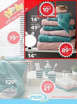 Pep : Home Catalogue (28 Feb - 28 Mar 2019), page 1