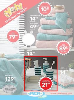 Pep : Home Catalogue (28 Feb - 28 Mar 2019), page 1