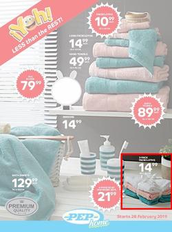 Pep : Home Catalogue (28 Feb - 28 Mar 2019), page 1