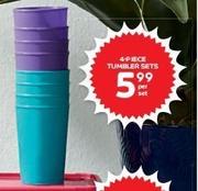 4-Piece Tumbler Sets-Per Set