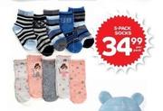 5-Pack Socks-Per Pack
