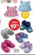 Babies Booties Sizes 1-3 Or Beanies-Per Item