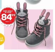 Baby Girls Hi-Tops (Sizes 1-4)