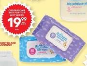 Cuddlesome 80's Flip Top Wet Wipes-Per Pack