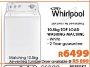 Whirlpool Matching 10.5Kg Air-Vented Tumble Dryer