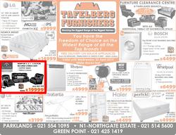 Tafelberg Furnishers (15 Apr - 22 Apr 2015), page 1