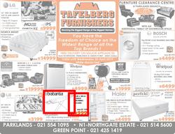 Tafelberg Furnishers (15 Apr - 22 Apr 2015), page 1