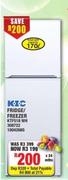 KIC 170Ltr Fridge/Freezer KTF518 WH