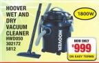 Hoover Wet and Dry Vacuum Cleaner HWD050