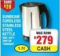 Sunbeam 1.7Ltr Cordless Stainless Steel Kettle