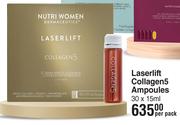 Nutri Women Dermaceutics Laserlift Collagen 5 Ampoules-30 x 15ml Per Pack