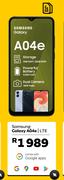 Samsung Galaxy A04e LTE-MTN Pay As You Go