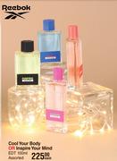 Reebok Cool Your Body Or Inspire Your Mind EDT-100ml Each