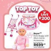 Bayer Dolls Buggy With 30cm Doll & Accessories BAY30585AB