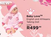 Baby Love English & Afrikaans Talking Doll 42760