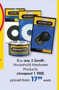 Zenith Household Hardware Products-Each