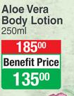 Mineraline Aloe Vera Body Lotion-250ml