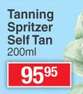 Caribbeantan Tanning Spritzer Sefl Tan-200ml