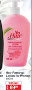 No Hair Hair Removal Lotion For Women-400ml