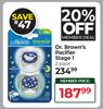 Dr.Brown's Pacifier Stage 1 (2 Pack)