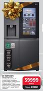 LG 671Ltr Side By Side Fridge GCX257CQFS 