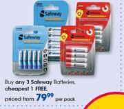 Safeway Batteries-Per Pack