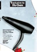 TRESemme 2000W Salon Professional Smooth Power Hair Dryer